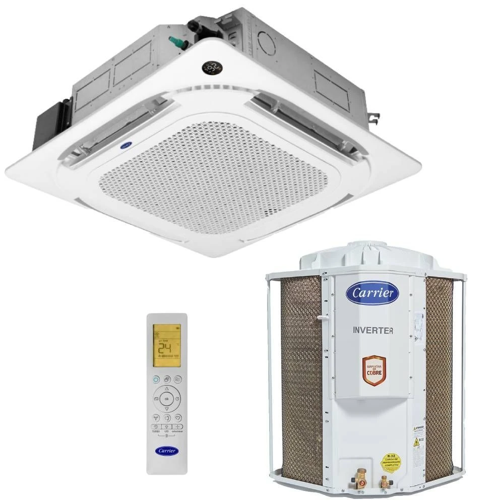 Ar Condicionado Split Cassete Carrier 4 Vias 36000 BTUs Frio