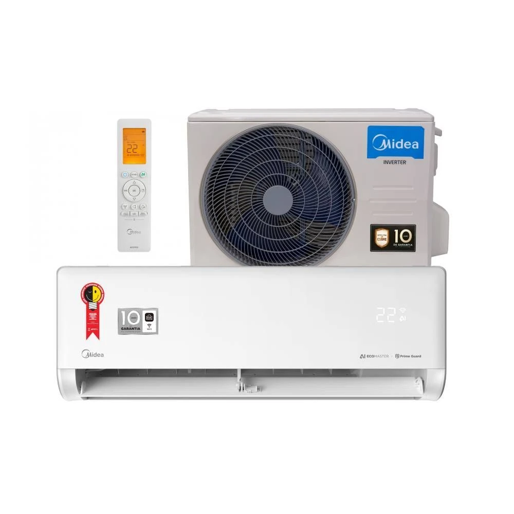 Ar Condicionado Split Inverter Midea AI Ecomaster 18000 BTUs