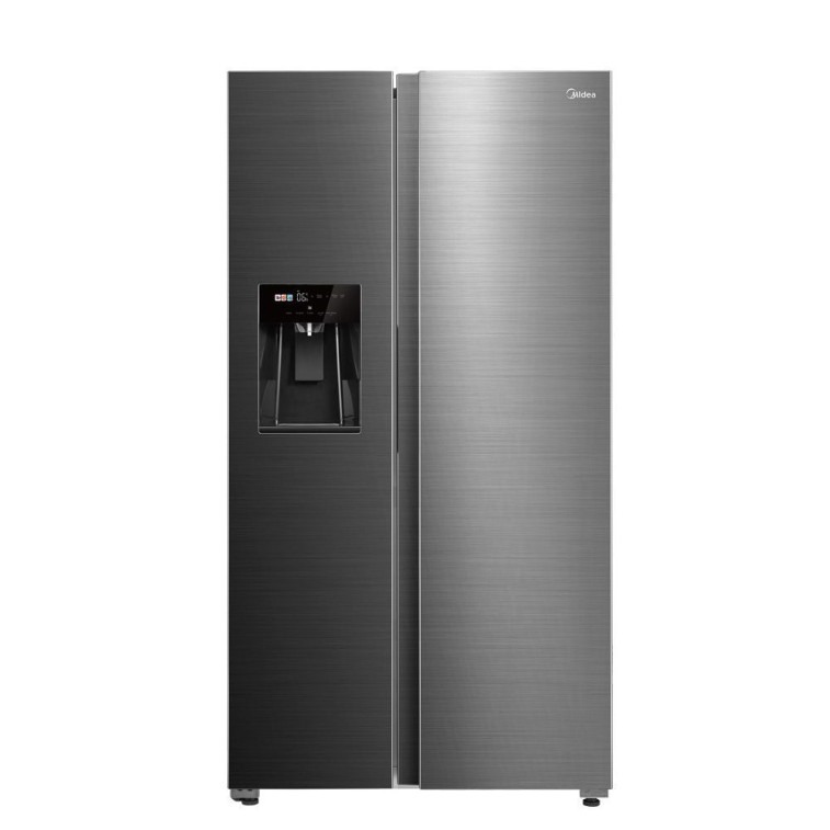 Refrigerador Midea Side By Side 570L Dispenser De Agua E Gelo