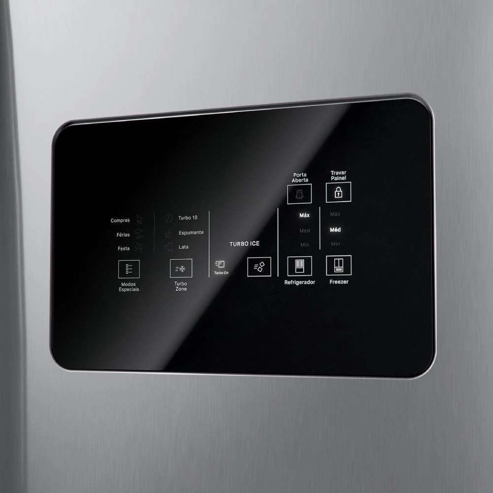 Refrigerador Side Inverse Multidoor Frost Free Inverter 554L Inox