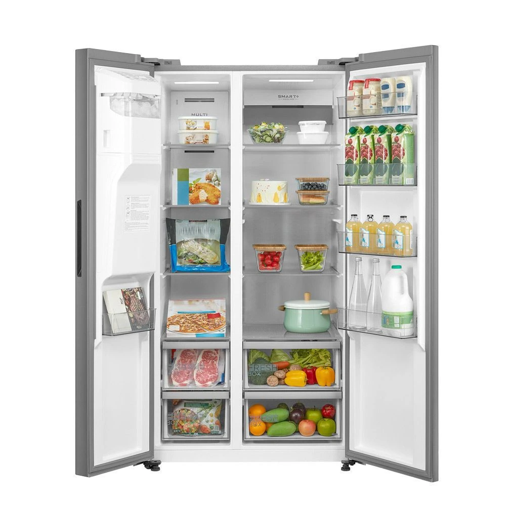 nrm7000です₊⁎⁺˳✧༚ Refrigerador Side By Side Frost Free Inverter 570L com Dispenser