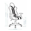 Cadeira Gamer Pro Giratória Altura Regulável Preta E Azul Gallant - (Gcd10gpub-Az)