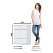 COMODA NFANTIL HENN LABIRINTO BRANCO 4 GAVETAS (I714-10)