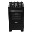Fogão de Piso Dako Supreme Glass 4 Bocas Mesa de Vidro Preto Bivolt 300000569
