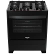 Fogão de Piso Dako Supreme Glass 5 Bocas Mesa de Vidro Preto Bivolt 300000571