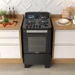 Fogão Itatiaia Itamaster 4 Bocas Preto Bivolt 3700000334