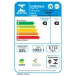 Fogão Piso Dako Supreme Glass 5Q Mesa de Vidro Branco Bivolt