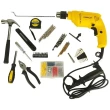 Kit Furadeira de Impacto Stanley 1/2" (13MM) 600W com 120 Acessórios e Maleta 220V SDH600KP-B2