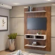 PAINEL VIERO DENALI IMBUIA/OFF WHITE COM NICHO (20572)