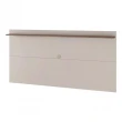 PAINEL VIERO TREND OFF WHITE/IMBUIA UMA PRATELEIRA (20576)