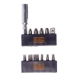 PARAFUSADEIRA BLACK DECKER A BATERIA 1-4&QUOT (6,35MM) 4,8V COM 15 ACESSORIOS + ESTOJO BIVOLT - (KC4815K-BR)